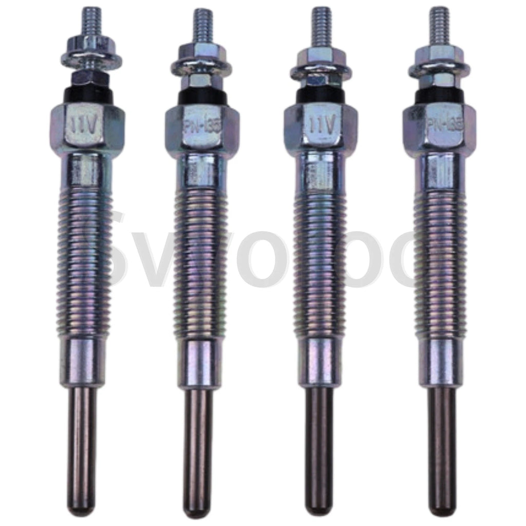 Set of 4 Glow Plugs 11065-63G00 for Nissan TD27 QD32 Forklift