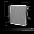 Aluminum Core Cooling Radiator for Ford Explorer (1995–2000) 1728