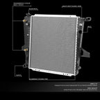 Aluminum Core Cooling Radiator for Ford Explorer (1995–2000) 1728