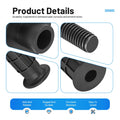 Handle Grip w/ Bar End Guard Screw for Honda ATC200X ATC125M (1983–1987)