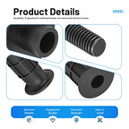 Handle Grip w/ Bar End Guard Screw for Honda ATC200X ATC125M (1983–1987)