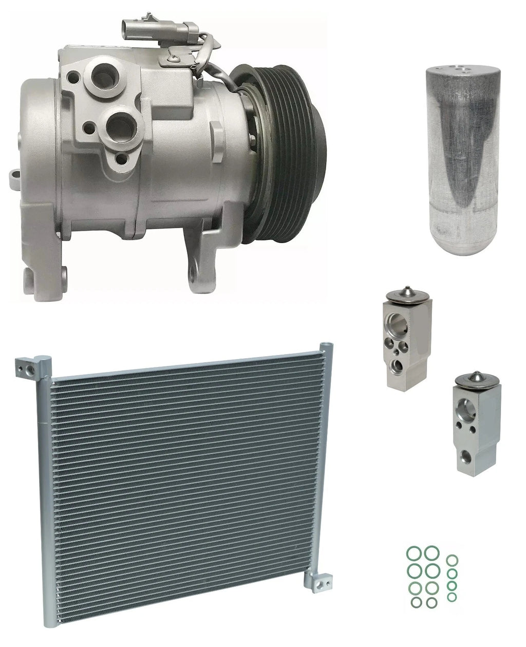 AC Compressor Kit with Condenser for Dodge Durango 5.7L (2007-2007)