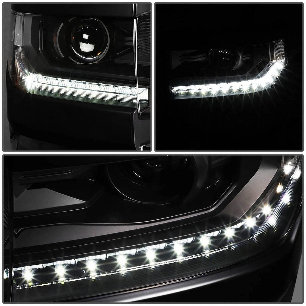 LED Projector Headlights for Chevy Silverado 1500 (2016–2019)