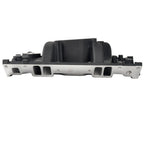 SBC Chevy Dual Plane Satin Aluminum Intake Manifold for Vortec 350 (1996–2002)
