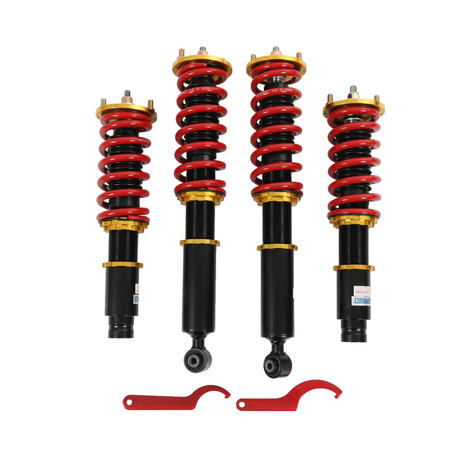 Set of 4 Coilovers Kit for Honda CR-V (1996–2001) Adjustable Height