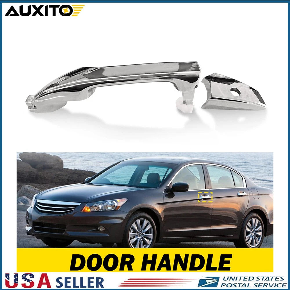 Front Driver Exterior Door Handle for Honda Accord (2008–2012) Chrome