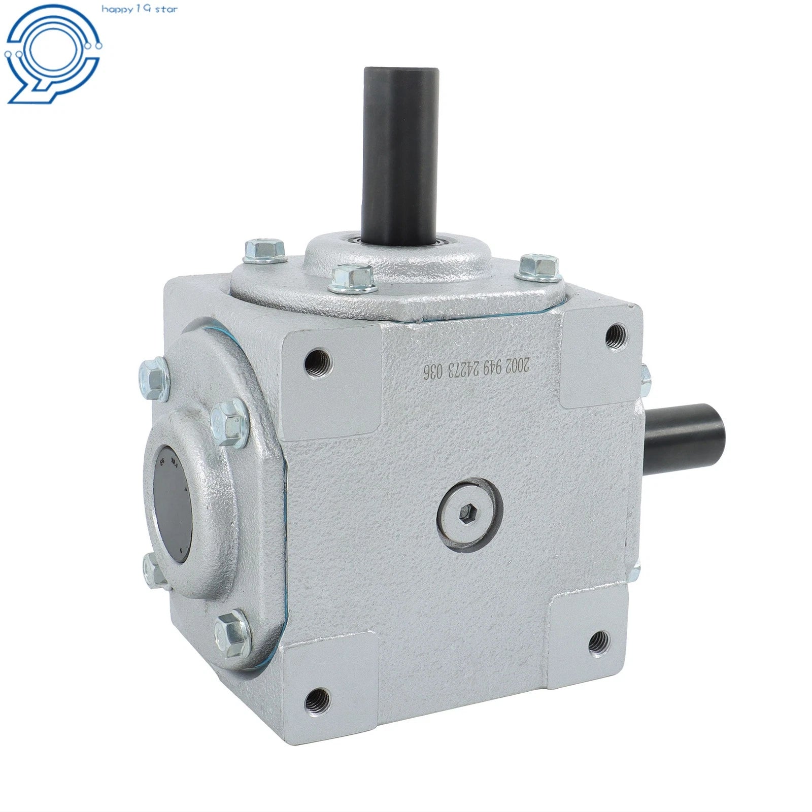 Dual Keyed Shaft Right Angle Gearbox for Industrial Applications