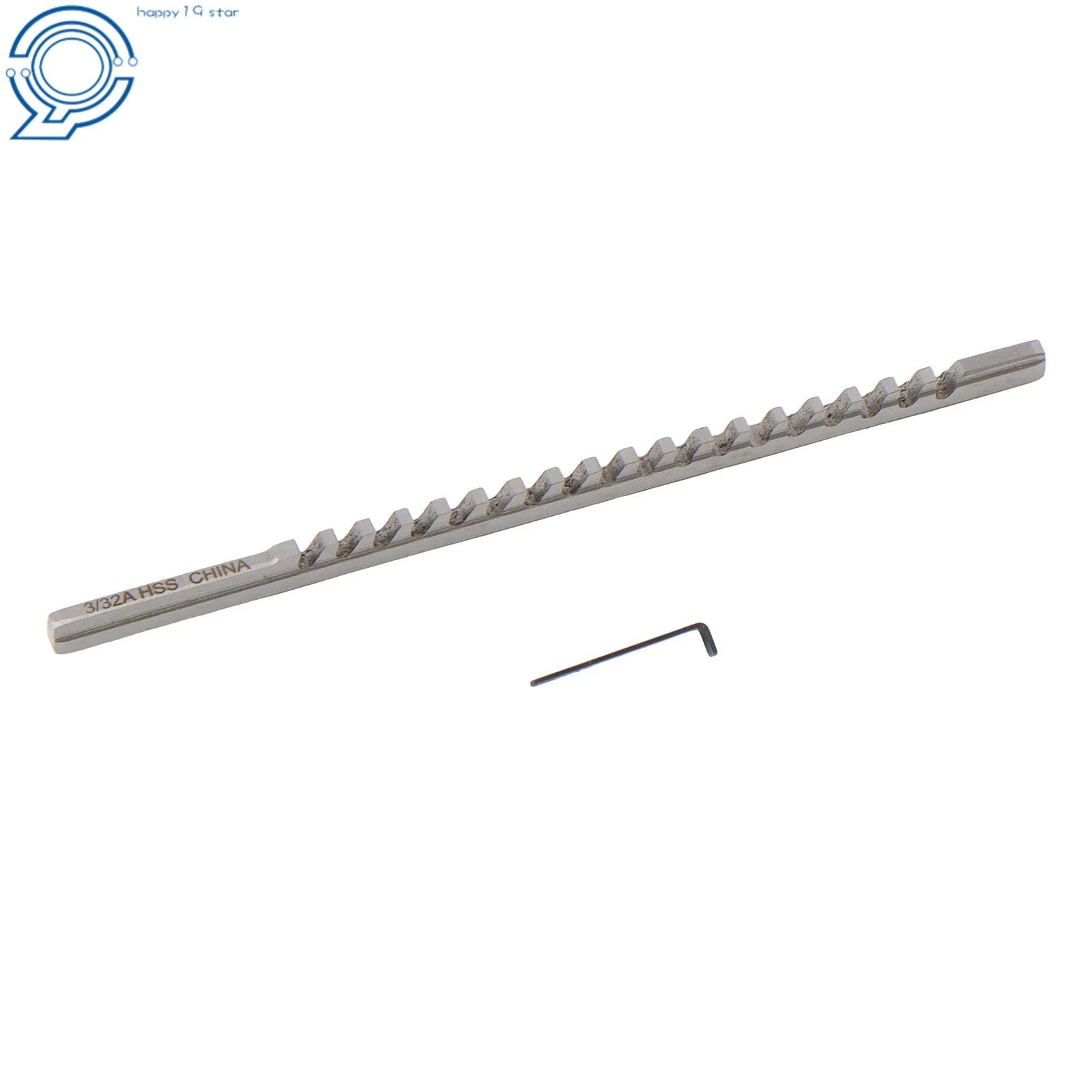 3/32" A Style Keyway Broach for CNC Machines (Inch & MM)