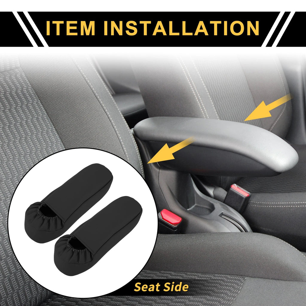 Seat Armrest Cover for Ford F-250, F-350 (1999–2007) Anti-Scratch Black