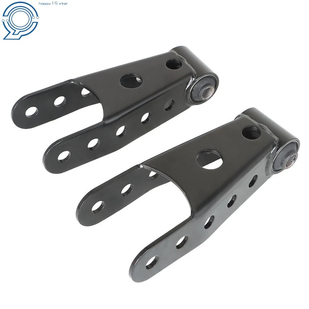 2" Drop Rear Lowering Shackle Kit for Chevy Silverado GMC (1988-2018)