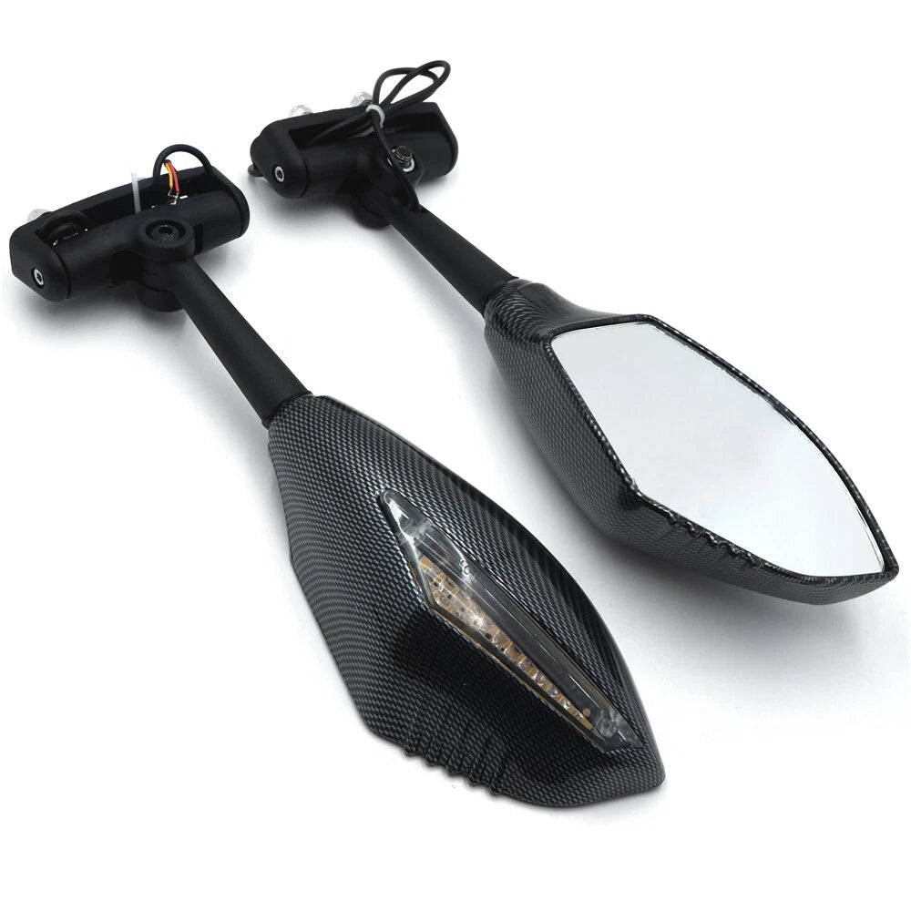 Integrated Turn Signal Mirror for Honda CBR Hurricane F2 F3 (1991–1999)