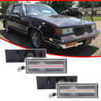 LED Side Bumper Marker Clear Lens for Oldsmobile Cutlass 442 (81–88)