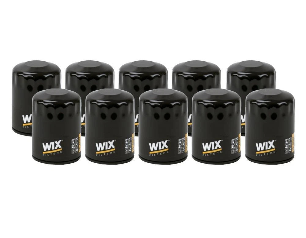 Set of 10 Wix 57302 Engine Oil Filter Kit for (Spin-On)