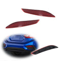 Set of 2 Rear Bumper Light Red Reflectors for Chevy Cruze (2016–2019)