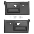Pair of Black Inner Door Panels for Chevy Pickup Truck (1981–1987) PP LH+RH