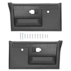 Pair of Black Inner Door Panels for Chevy Pickup Truck (1981–1987) PP LH+RH