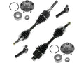 Front Axle Wheel Bearing Tie Rod End Kit for Mazda Tribute (2001–2007)