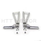 Rear Set Foot Peg Bracket for Yamaha YZF R6 (2006–2012) - Silver Polished