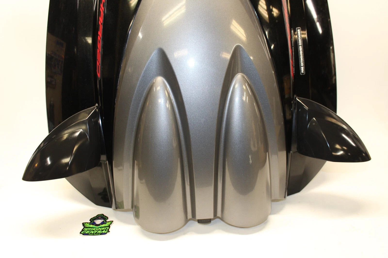 Front Hood Cowl for Yamaha FZS (2009) - Engine Hatch Bow Cover Black/Silver/Red
