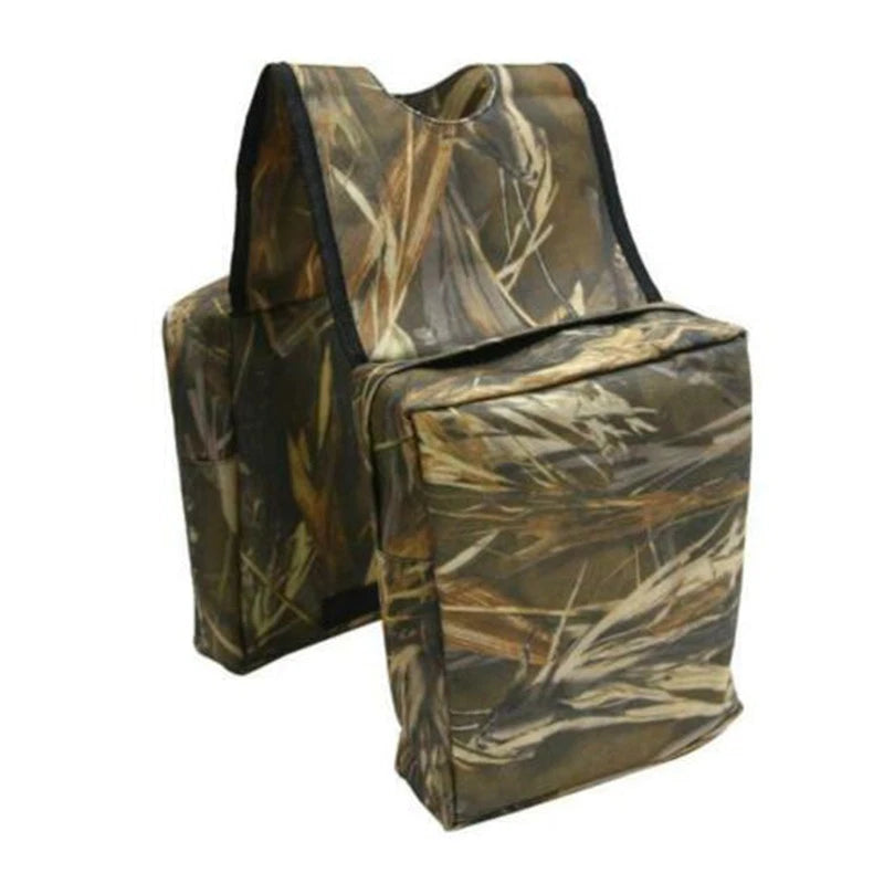 Oxford Cloth Saddle Bag for ATV UTV Motorcycle (Dual Zippered Pockets)