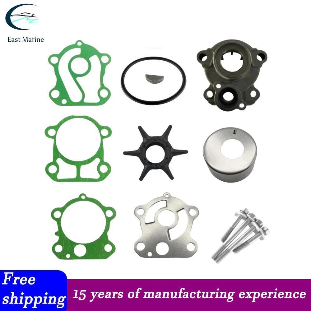 Water Pump Impeller Kit for Yamaha 4-Stroke 75 80 90 100 HP (1996–2023)