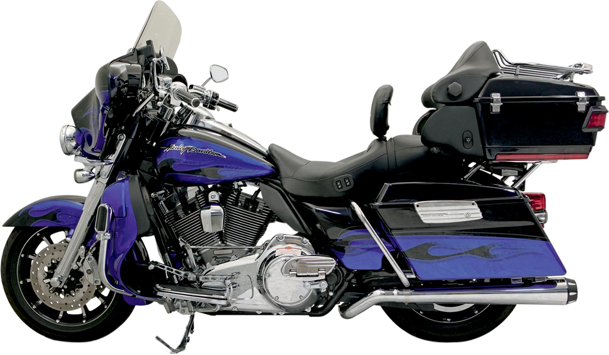 Bassani Exhaust Mega Power Pseudo Muffler - Chrome for FL (2009–2020)
