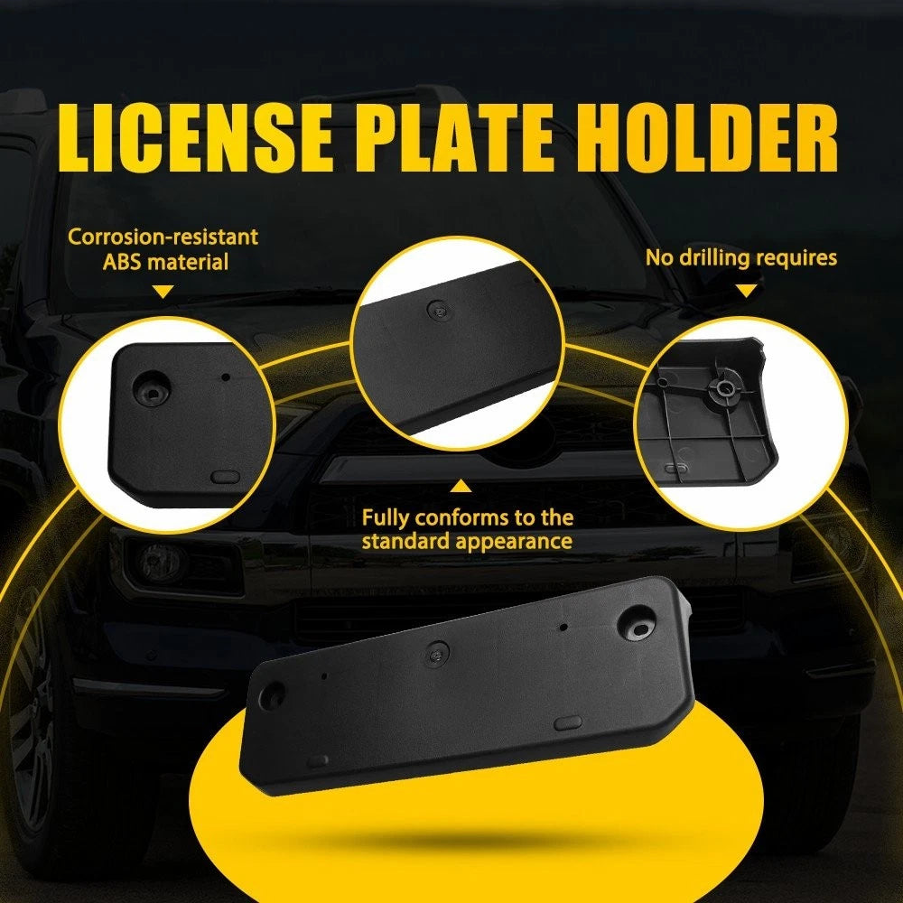 Front License Plate Frame Bracket TO1068133 for Toyota 4Runner (2014–2023)