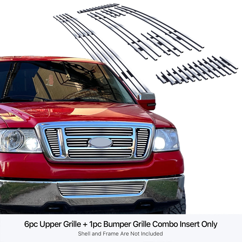 Stainless Billet Grille Combo Insert for Ford F-150 (2006-2008)