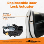 Door Lock Actuator Front Left for GMC Yukon Chevy Tahoe Escalade (2007–2009)