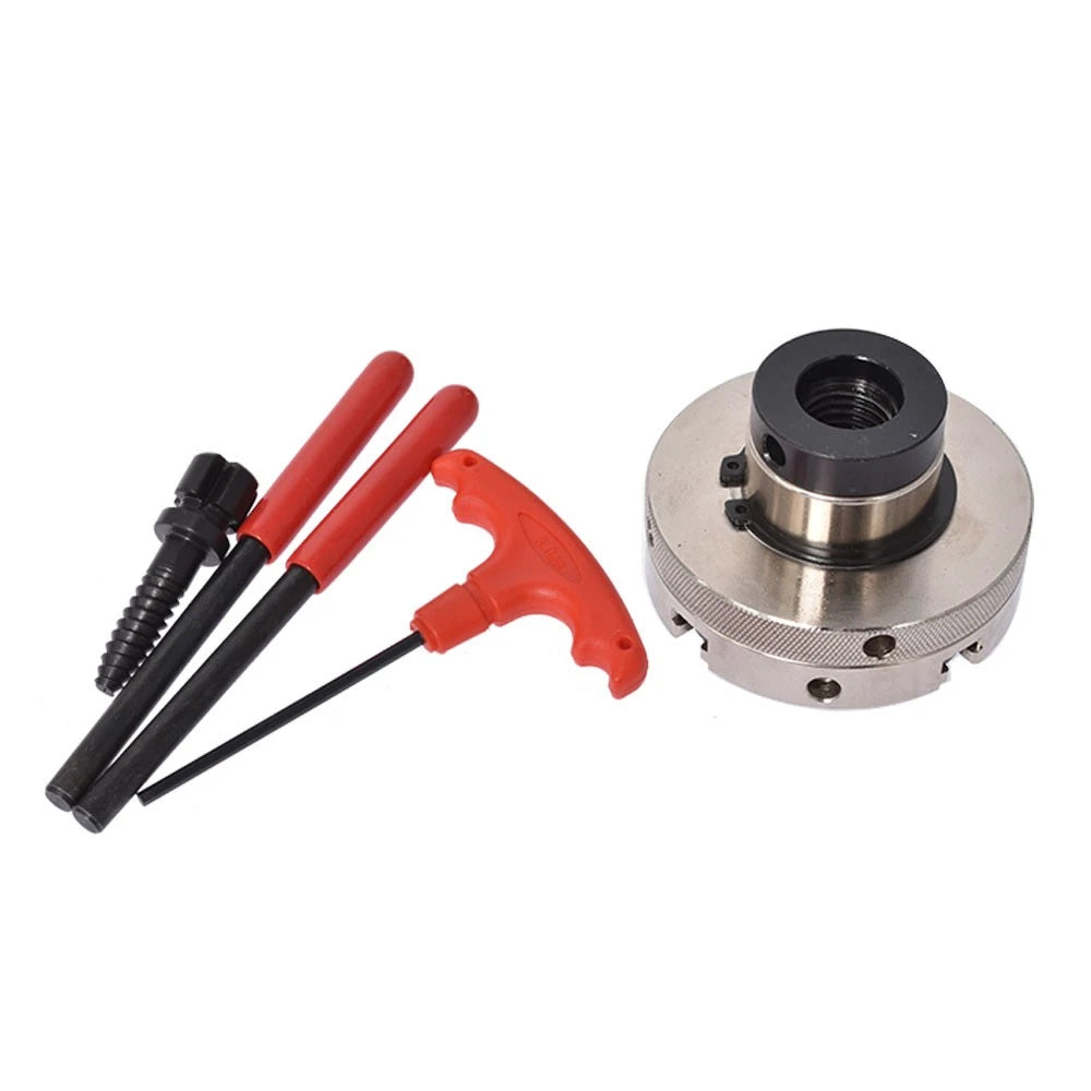 4-Inch Self-Centering Lathe Chuck with 1" × 8TPI Thread