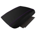 Leather Console Armrest Cover for Cadillac Escalade (2002–2006) Purple Stitch