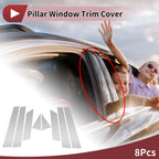 Set of 8 Car Door Pillar Window Trim for Nissan Altima (2013–2018) Chrome