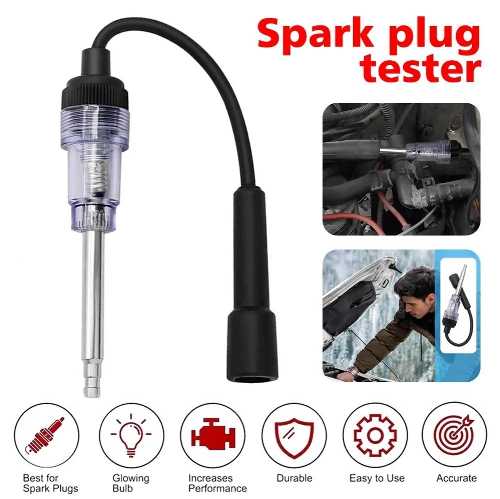 Inline Spark Tester for Cars (Engine Ignition System Diagnostic Tool)