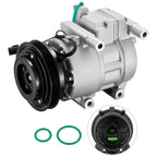 A/C Compressor with Clutch for Hyundai Accent (2006–2009) & Dodge Attitude (2006–2010)