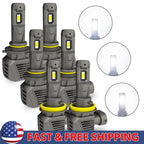 Set of 2 AUXITO 9005 H11 LED Headlight Bulbs for