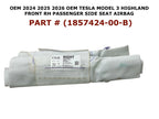 Right Side Seat Airbag for Tesla Model 3 (2024–2026) 1857424-00-B
