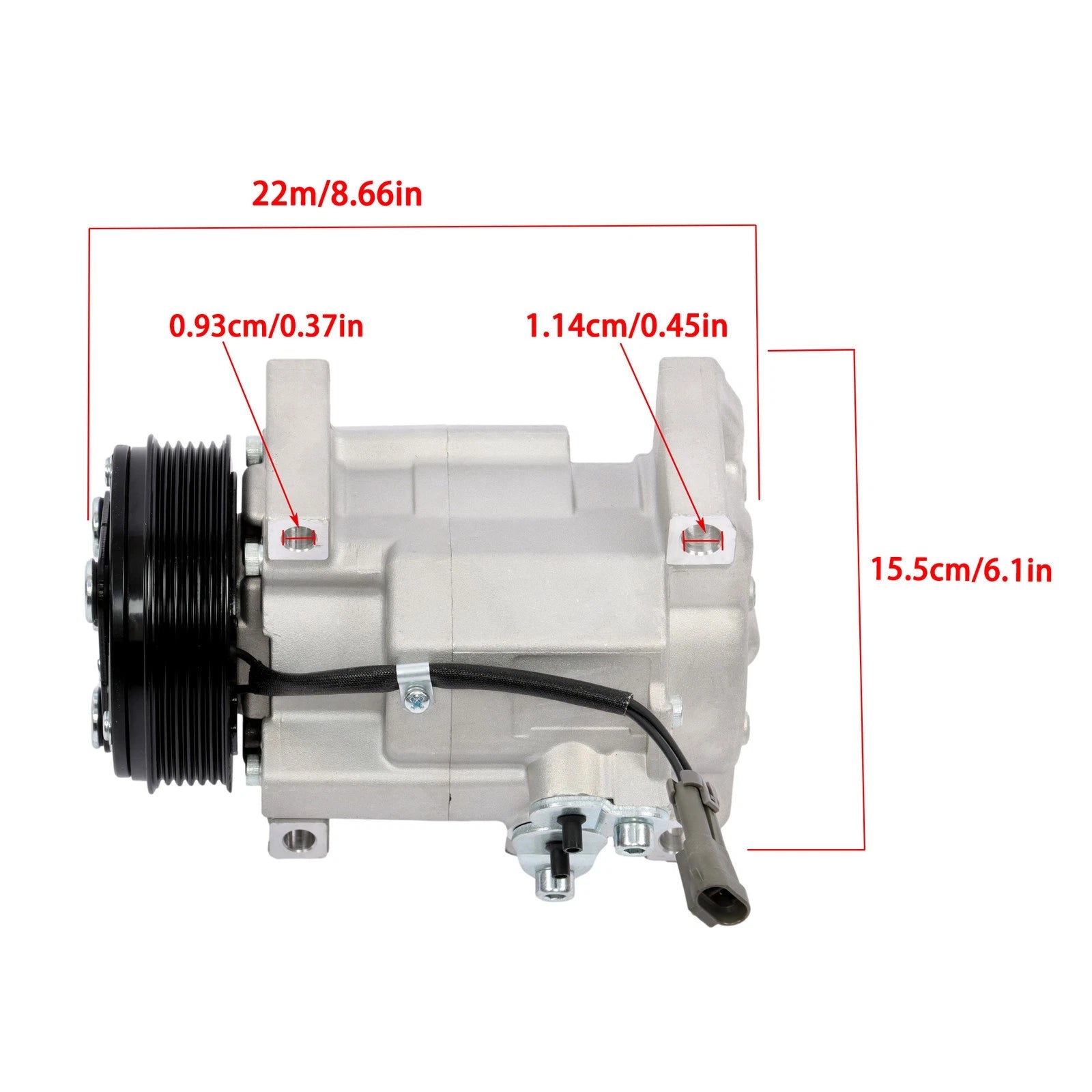 A/C Compressor for Chevy Silverado 1500 2500 3500 (2007-2019)