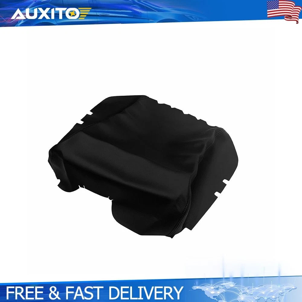 Black Leather Console Lid Cover for Toyota Tundra (2007–2013) & Sequoia (2008–2022)