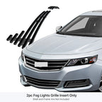 Fog Light Cover for Chevy Impala LTZ (2014-2016) Stainless Black Billet Grille