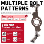 5-Lug Bolt Pattern Wheel Fitment Simulator Tool for Universal Use