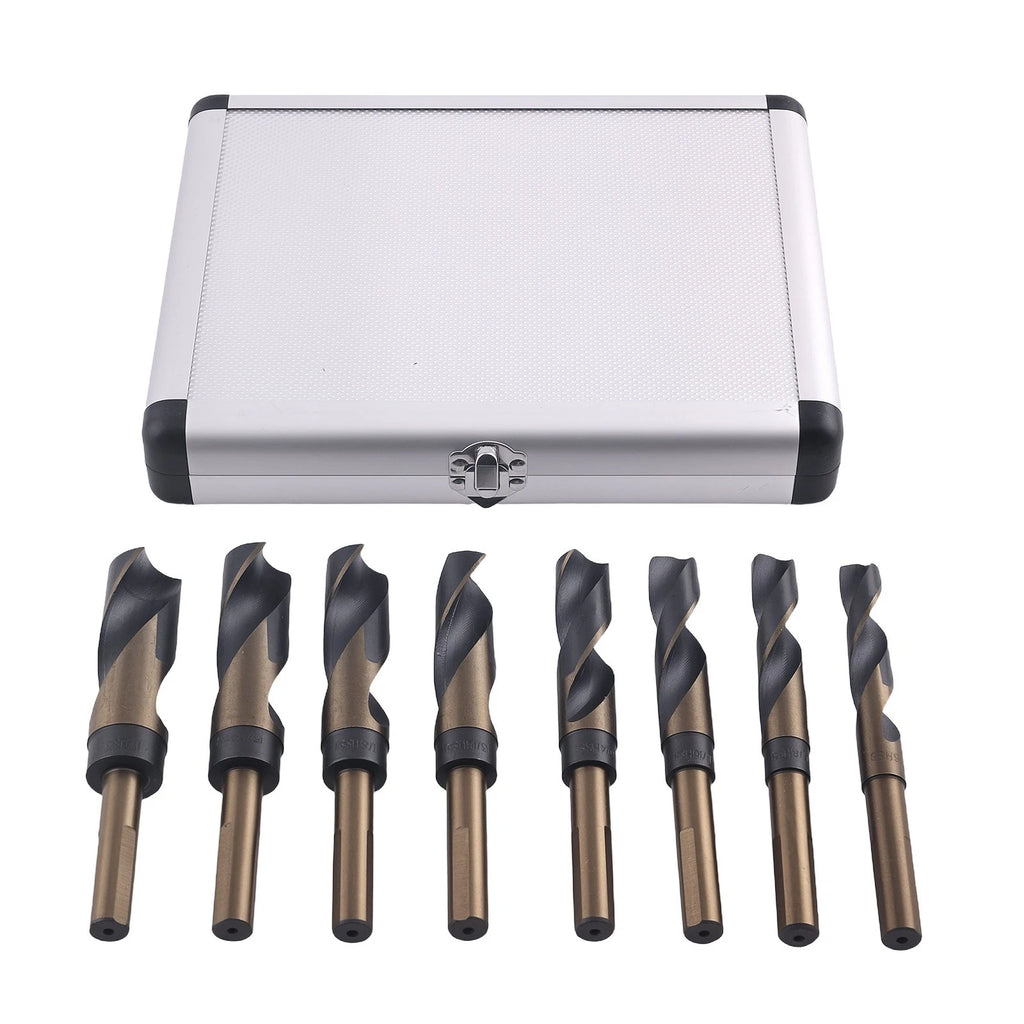 8PCS HSS Wood Drill Bits Set 9/16" - 1" with Case