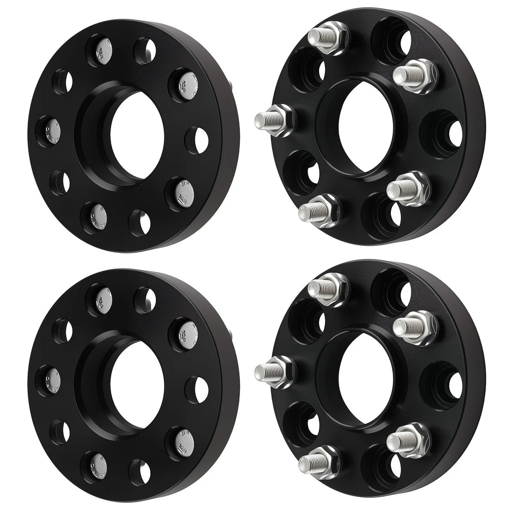 Set of 4 Wheel Spacers for Acura MDX ILX CL Honda Civic 5x114.3mm M12x1.5 64.1mm