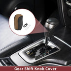 1 Pc Gear Shift Knob Cover for Toyota Corolla (2014–2018) Brown Faux Leather