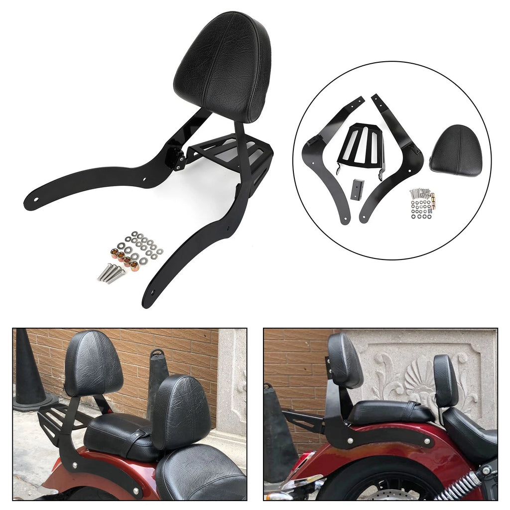 Passenger Sissy Bar Backrest Luggage Rack for Indian Scout Sixty (2014–2020)
