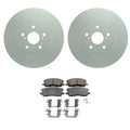 Set of 2 Bosch QuietCast Front Rotors & Akebono ProACT Pads for RX330 (2004–2006)