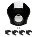 49mm Clamps Front Headlight Quarter Fairing for Harley Dyna LowRider Fat Bob