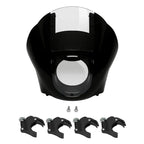 49mm Clamps Front Headlight Quarter Fairing for Harley Dyna LowRider Fat Bob