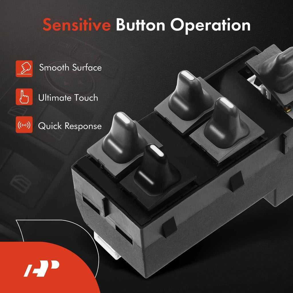 Front Left Power Window Switch for Pontiac Grand Am (1996-2005)