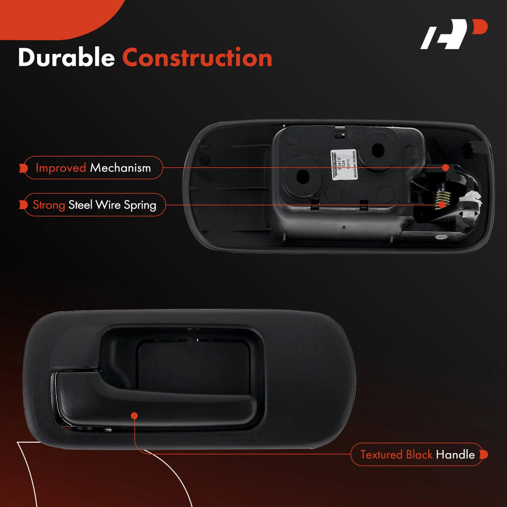Front Left Door Handle for Honda Civic (2001-2005) Sedan, Black