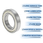 1 Pc 6215ZZ Deep Groove Ball Bearing P6 for Scooter Skateboard (75x130x25mm)